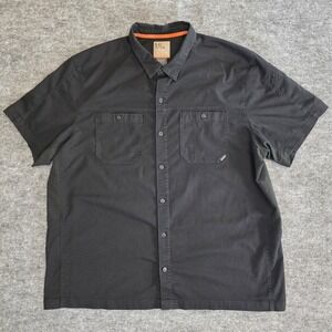 5.11‎ Tactical Shirt Mens Size XL Black Short Sleeve Button Up Breathable Work